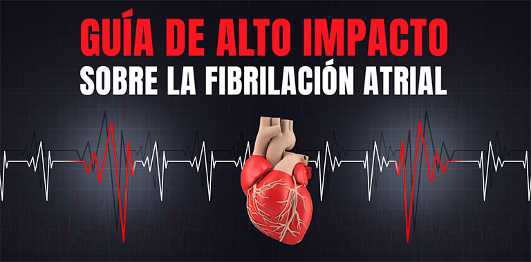 Banner sobre la Guía de alto impacto sobre la fibrilación atrial
