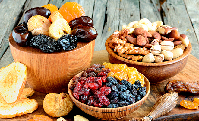Frutas deshidratadas para reducir riesgo cardiovascular